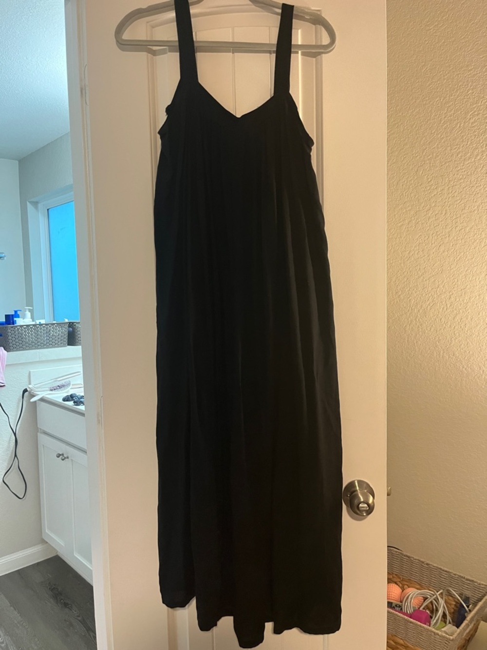 Black Sleeveless Maxi Jumpsuit